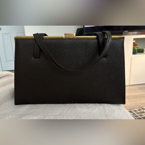 Vintage 60s Purse, 70s Leather Purse, Retro 60s Handbag, Mad Men Fashion